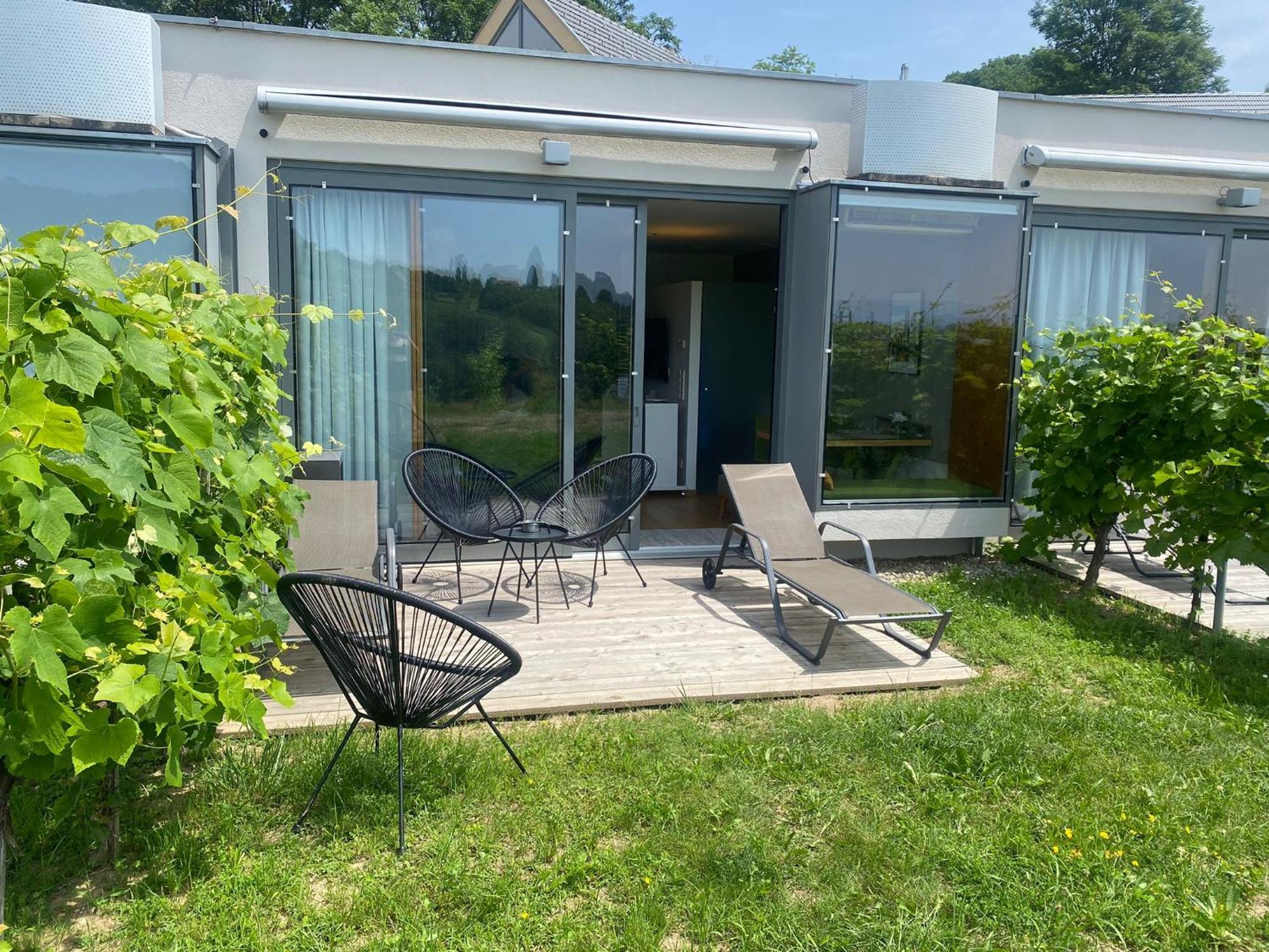 *Brandnew* Modernes Apartment In Den Weinbergen Mit Pool Und Sauna Spielfeld Ngoại thất bức ảnh